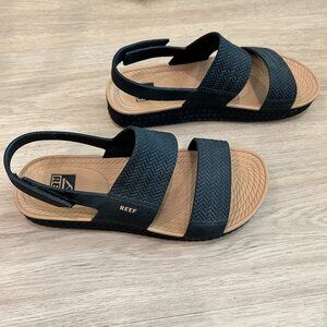 Women's Reef Water Vista Sandal Black/Tan Brand New!! Size 6